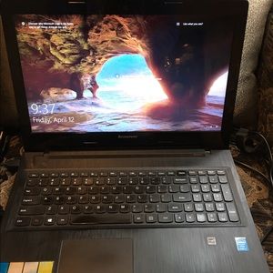 Lenovo laptop intel core i7 with power cord